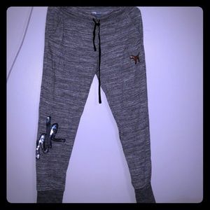 Pink gently worn small  bling sequin joggers